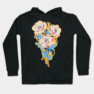 Fun color floral Hoodie